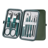 Green Case Stainless Steel Nail Clippers Set Nail Care by Irin Beauty Store