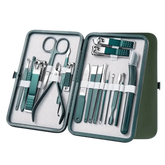 Green Case Stainless Steel Nail Clippers Set Nail Care by Irin Beauty Store