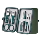 Green Case Stainless Steel Nail Clippers Set Nail Care by Irin Beauty Store