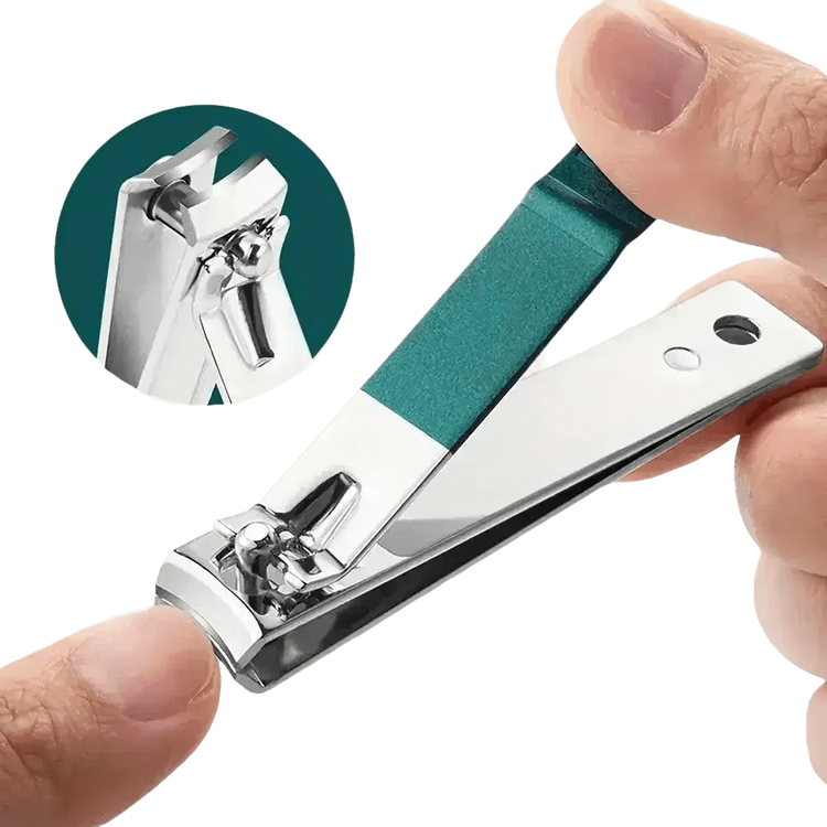 Green Case Stainless Steel Nail Clippers Set Nail Care by Irin Beauty Store