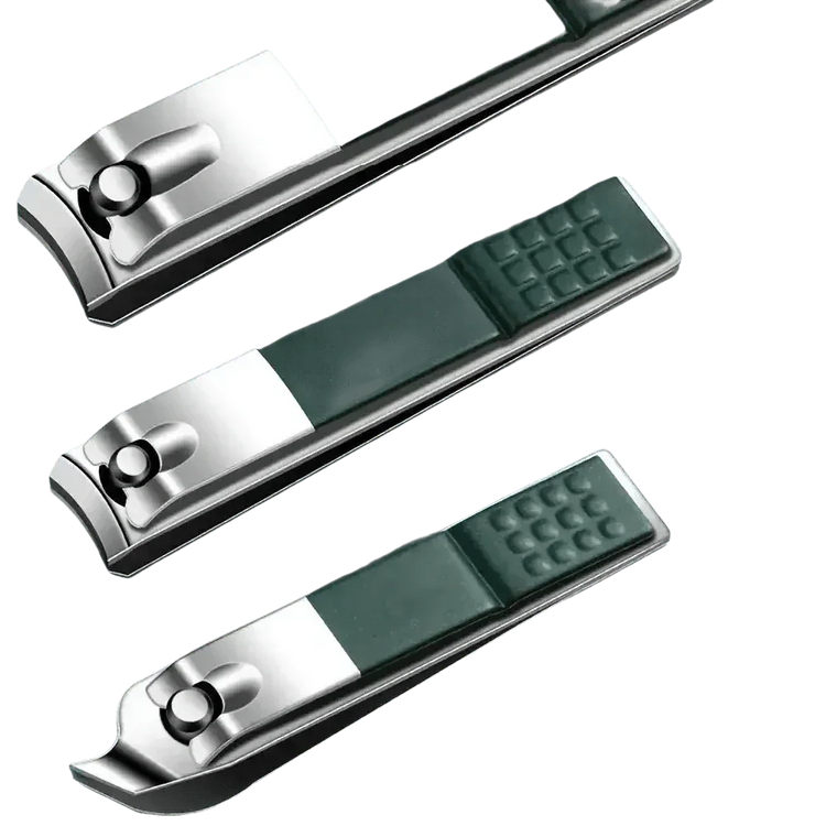 Green Case Stainless Steel Nail Clippers Set Nail Care by Irin Beauty Store