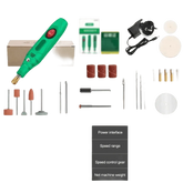 Green Electric Drill Grinder Engraver Pen with Accessories Mini Grinder by Home Of Hybrid Tools Store