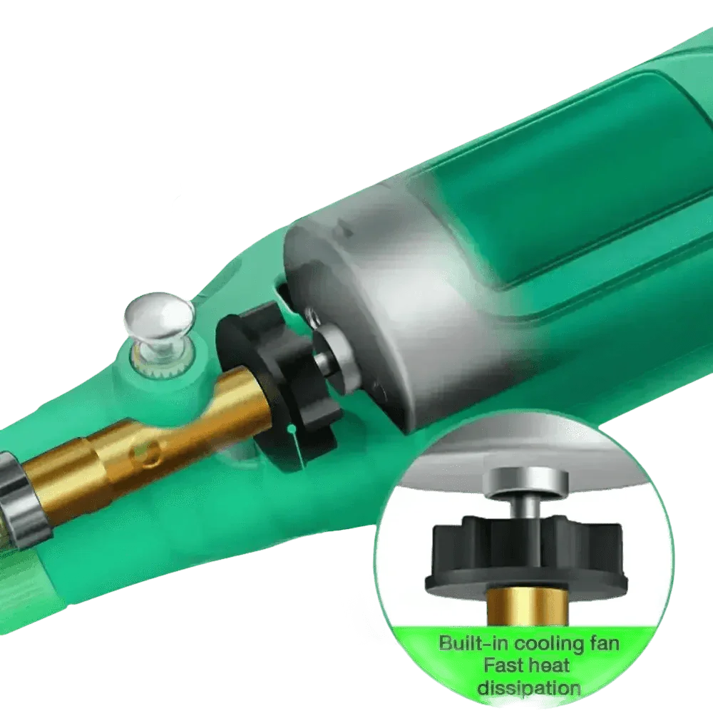 Green Electric Drill Grinder Engraver Pen with Accessories Mini Grinder by Home Of Hybrid Tools Store