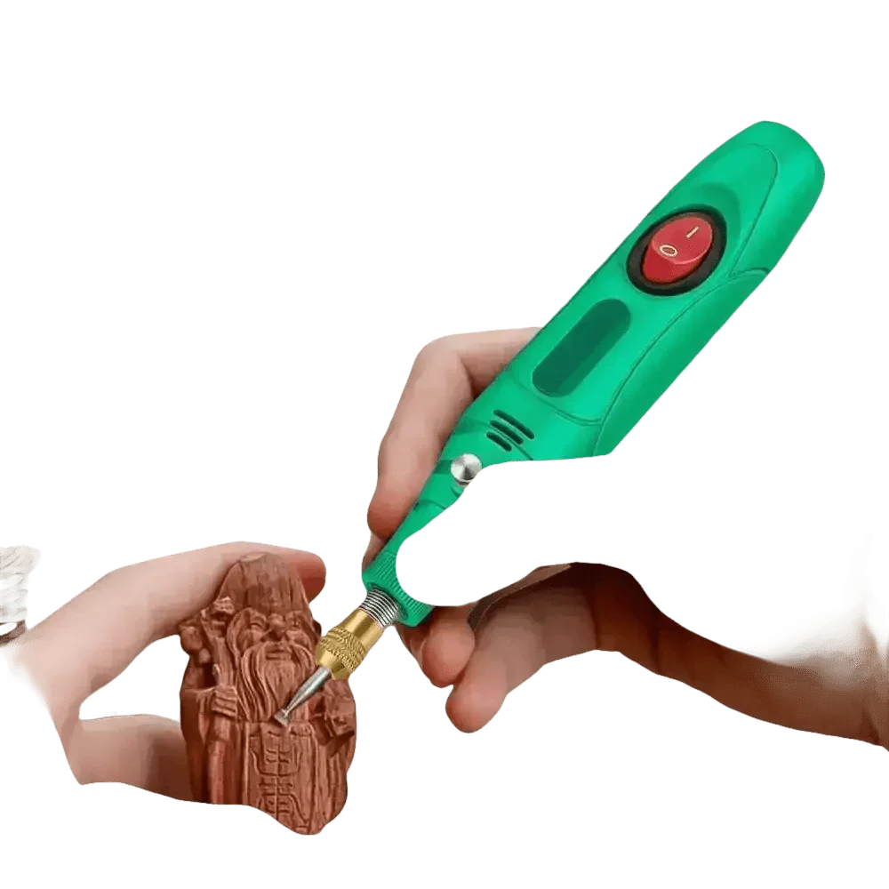 Green Electric Drill Grinder Engraver Pen with Accessories Mini Grinder by Home Of Hybrid Tools Store