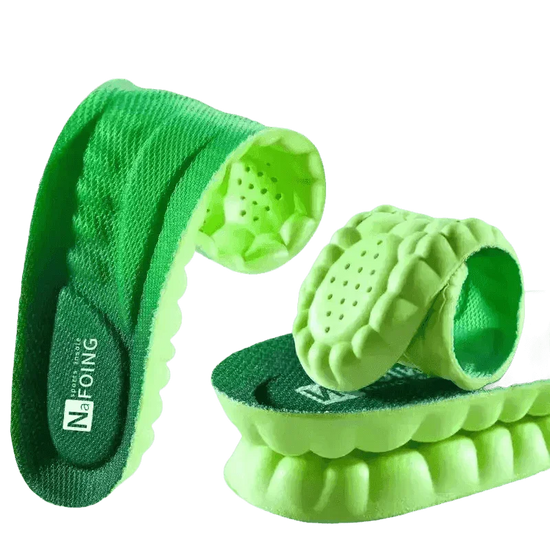 Green Orthopedic Sport Insoles Breathable Shock Absorption by ZUHUHU Store