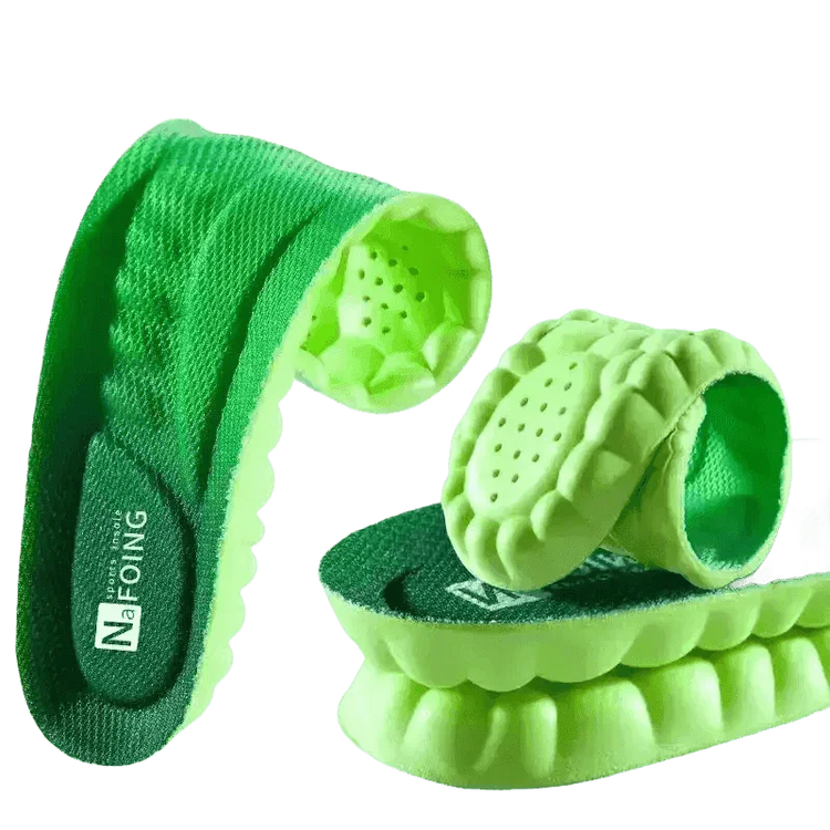 Green Orthopedic Sport Insoles Breathable Shock Absorption by ZUHUHU Store