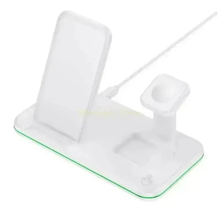 H7BB Wireless Charging Station 15W Fast Charging Stand Night Light Wireless Charger by DSERS