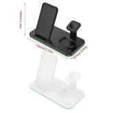 H7BB Wireless Charging Station 15W Fast Charging Stand Night Light Wireless Charger by DSERS