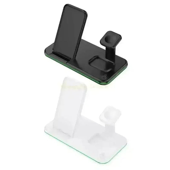 H7BB Wireless Charging Station 15W Fast Charging Stand Night Light Wireless Charger by DSERS