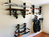 HANGTHIS Up Snowboard Rack, Snow Equipment, Snowboard Storage Organizer for Garages, Man-Cave, Bedroom and Rooms by HangThis Up My Shed Organizing System
