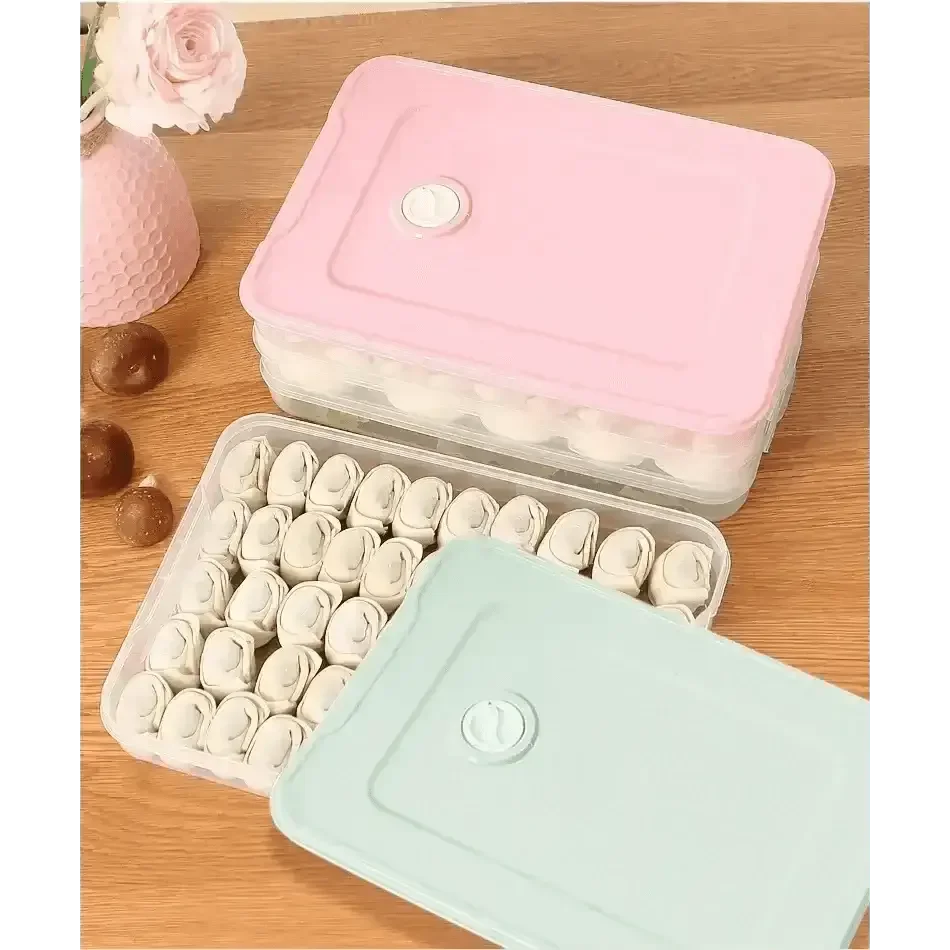 Harko Household Food Multi Tier Container Egg Frozen Box Quick Freezing Storage egg box by DSERS