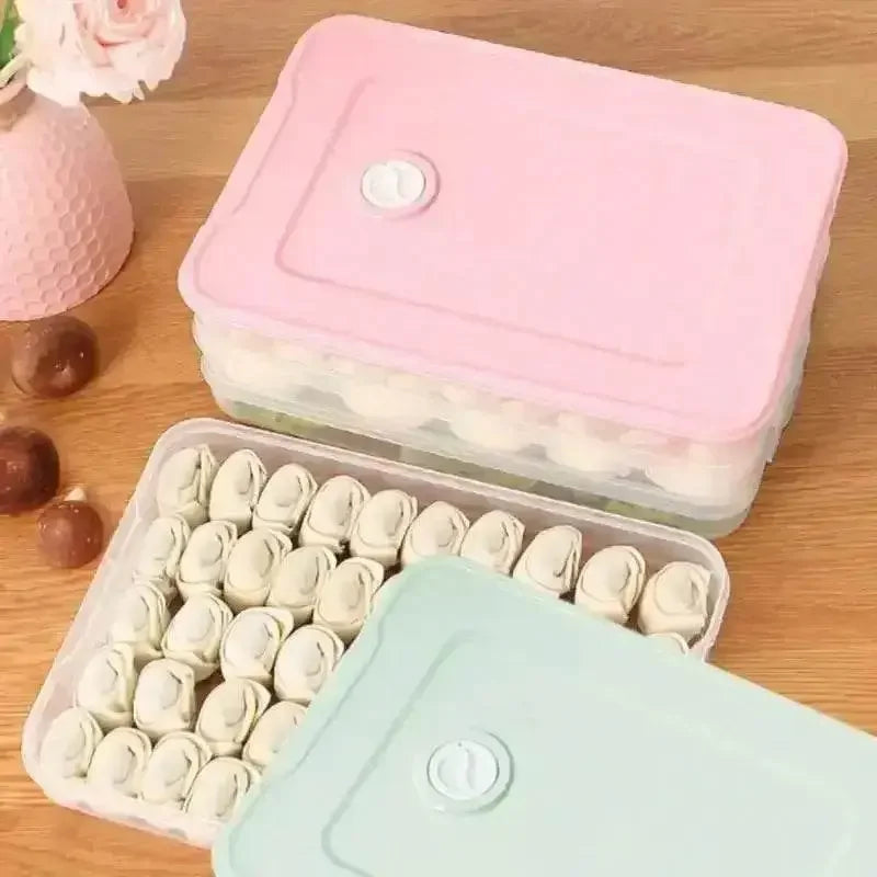 Harko Household Food Multi Tier Container Egg Frozen Box Quick Freezing Storage egg box by DSERS
