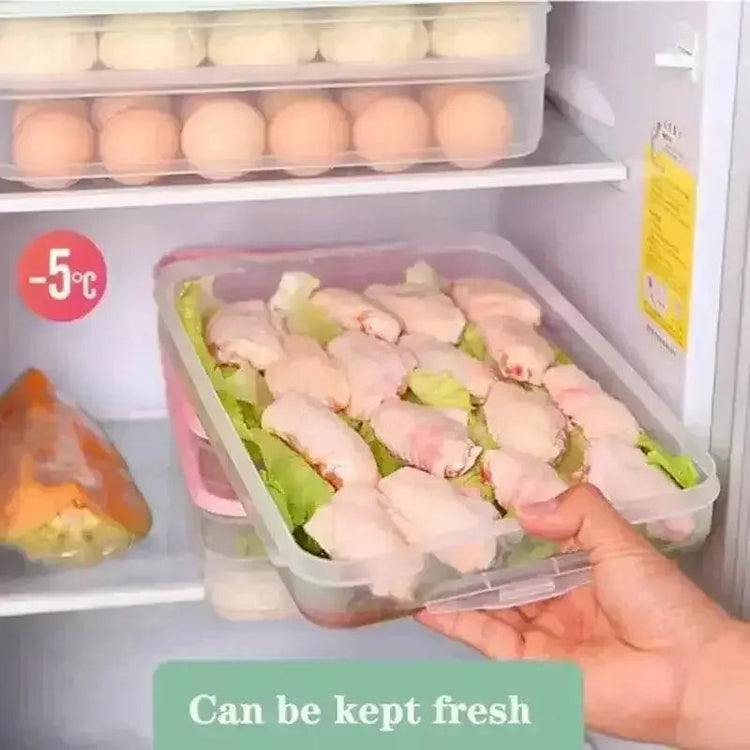 Harko Household Food Multi Tier Container Egg Frozen Box Quick Freezing Storage egg box by DSERS