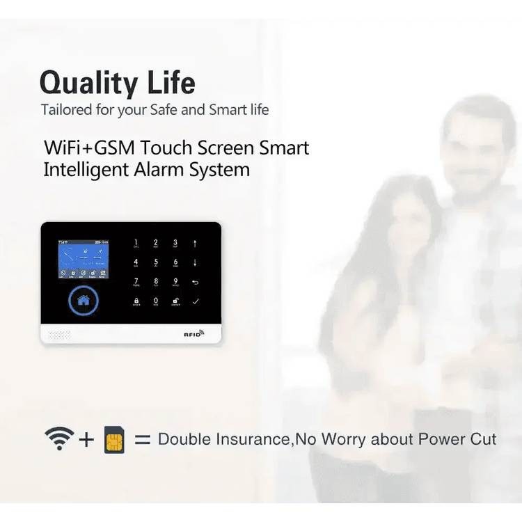 Home Burglar Security System with Camera WiFi GSM Home Security System Home Security System by DSERS