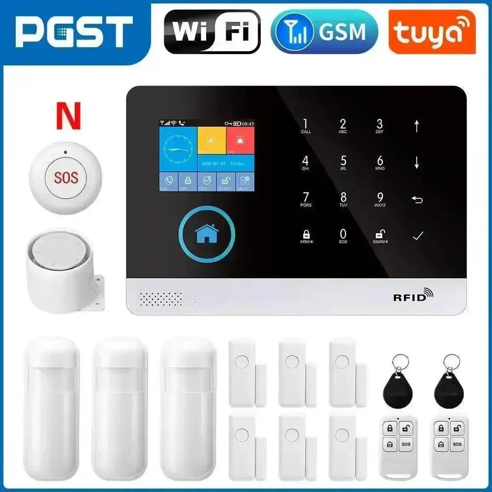 Home Burglar Security System with Camera WiFi GSM Home Security System Home Security System by DSERS