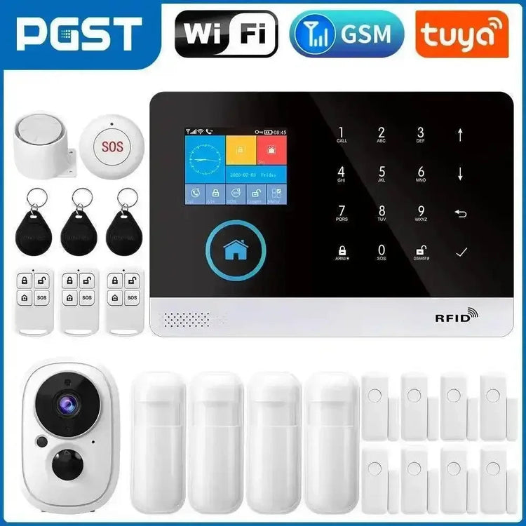 Home Burglar Security System with Camera WiFi GSM Home Security System Home Security System by DSERS