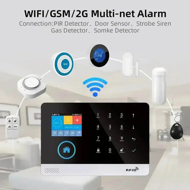 Home Burglar Security System with Camera WiFi GSM Home Security System Home Security System by DSERS