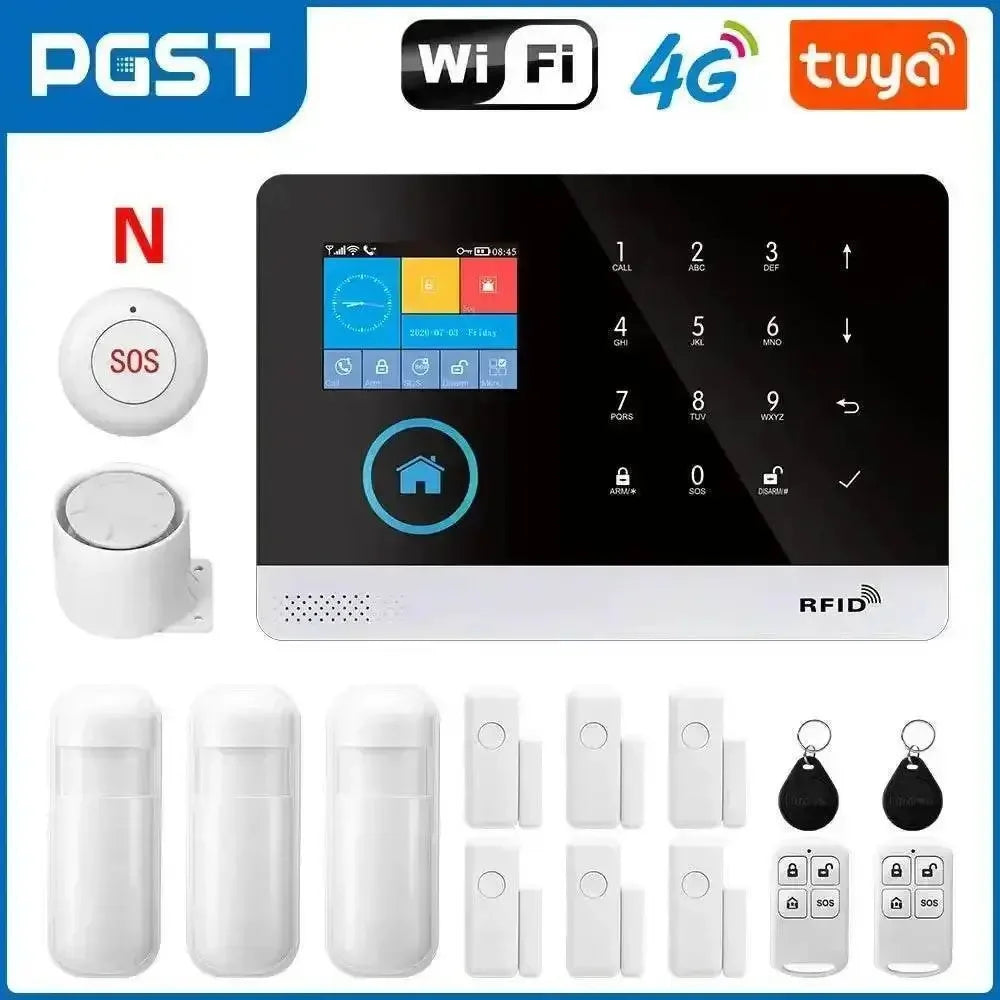 Home Burglar Security System with Camera WiFi GSM Home Security System Home Security System by DSERS