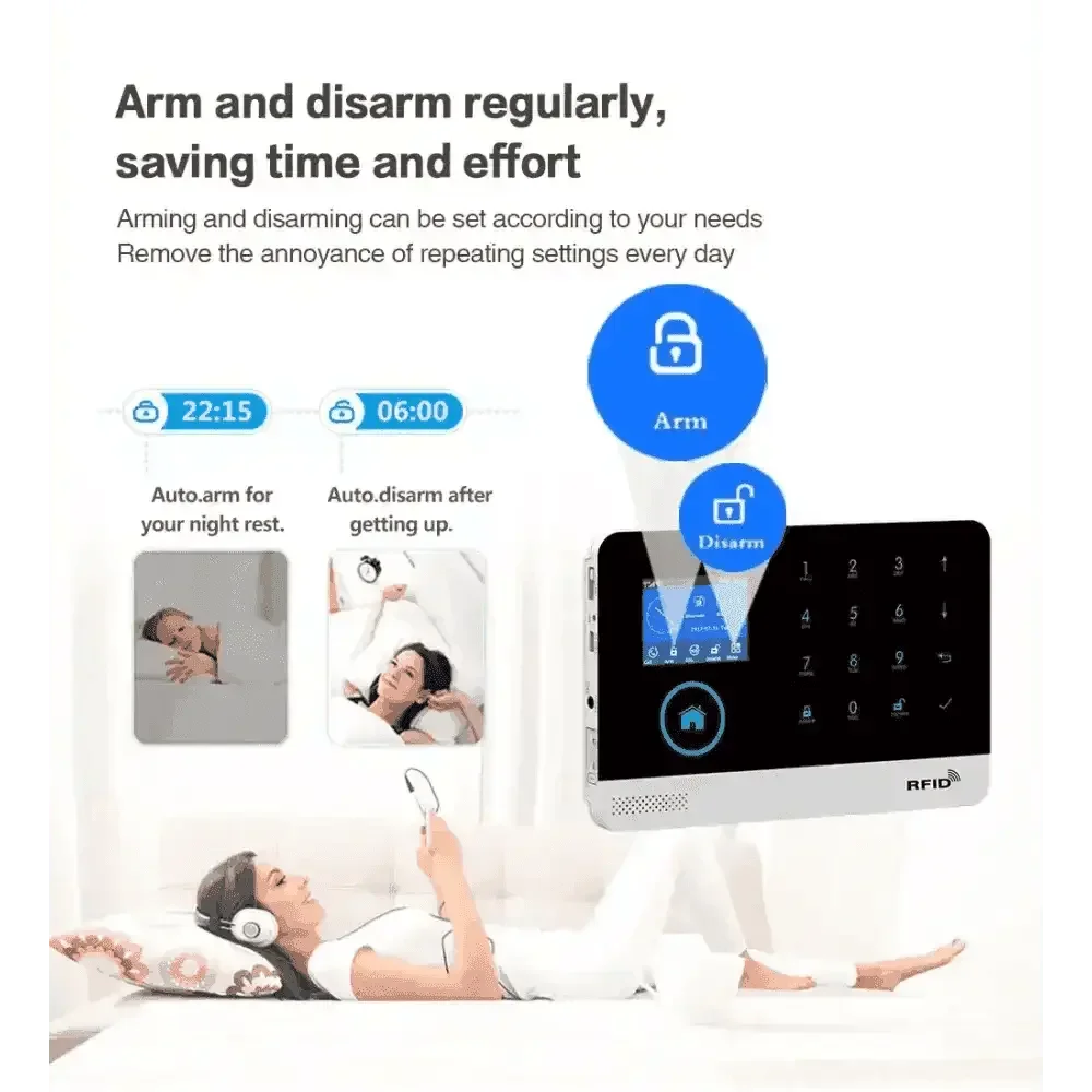 Home Burglar Security System with Camera WiFi GSM Home Security System Home Security System by DSERS