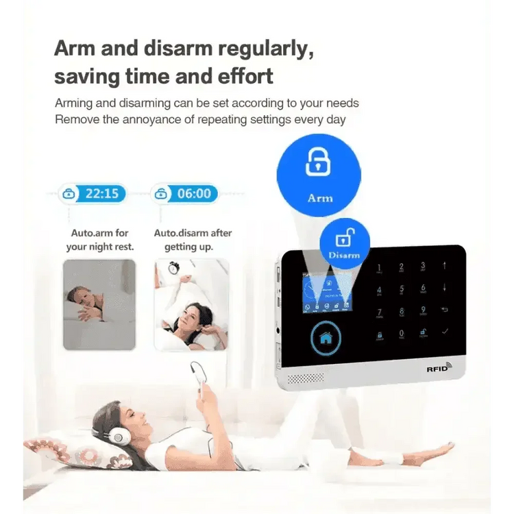 Home Burglar Security System with Camera WiFi GSM Home Security System Home Security System by DSERS