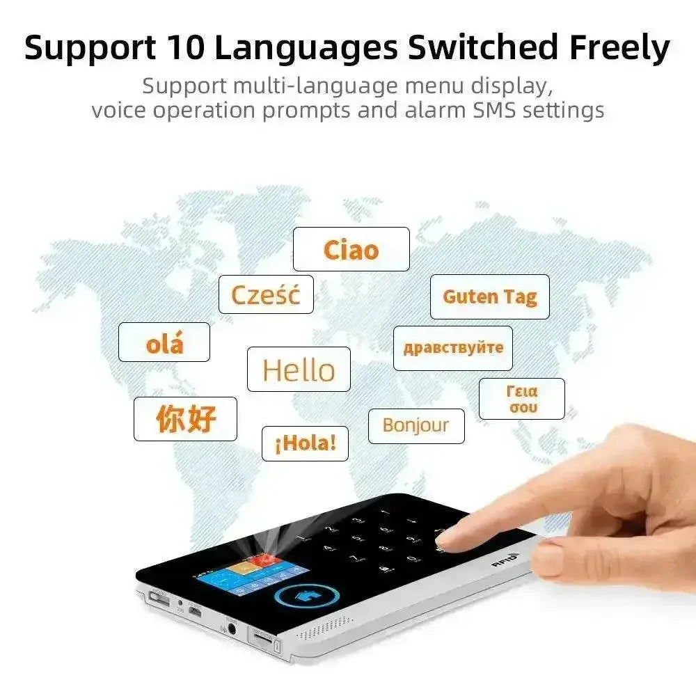 Home Burglar Security System with Camera WiFi GSM Home Security System Home Security System by DSERS