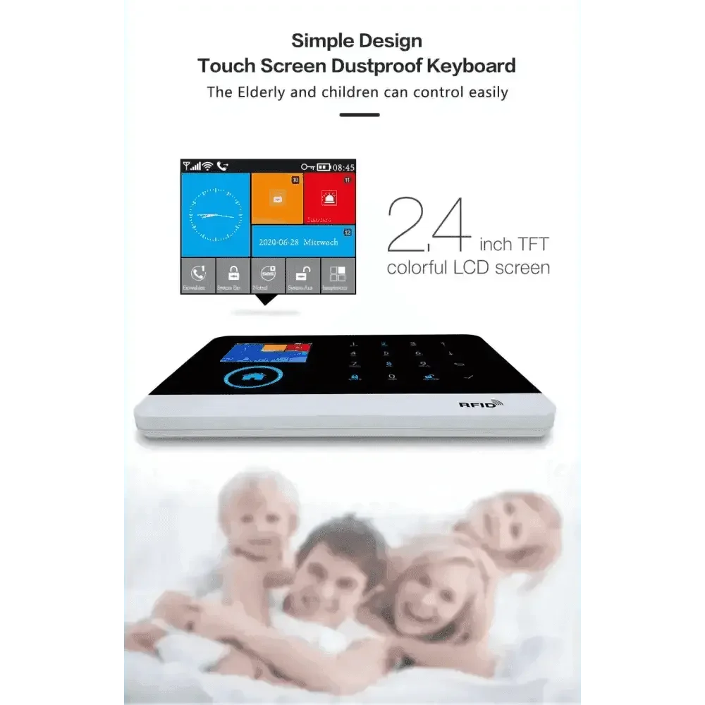 Home Burglar Security System with Camera WiFi GSM Home Security System Home Security System by DSERS