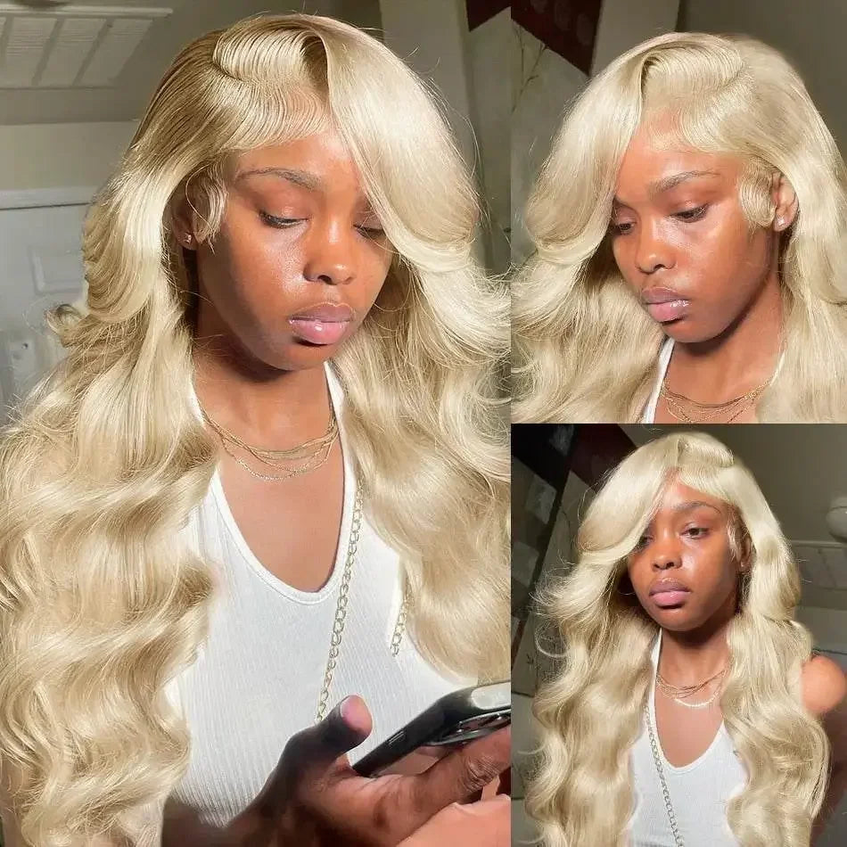 Honey Blonde wig Body Wave Lace Wig Wigs by Dropshee