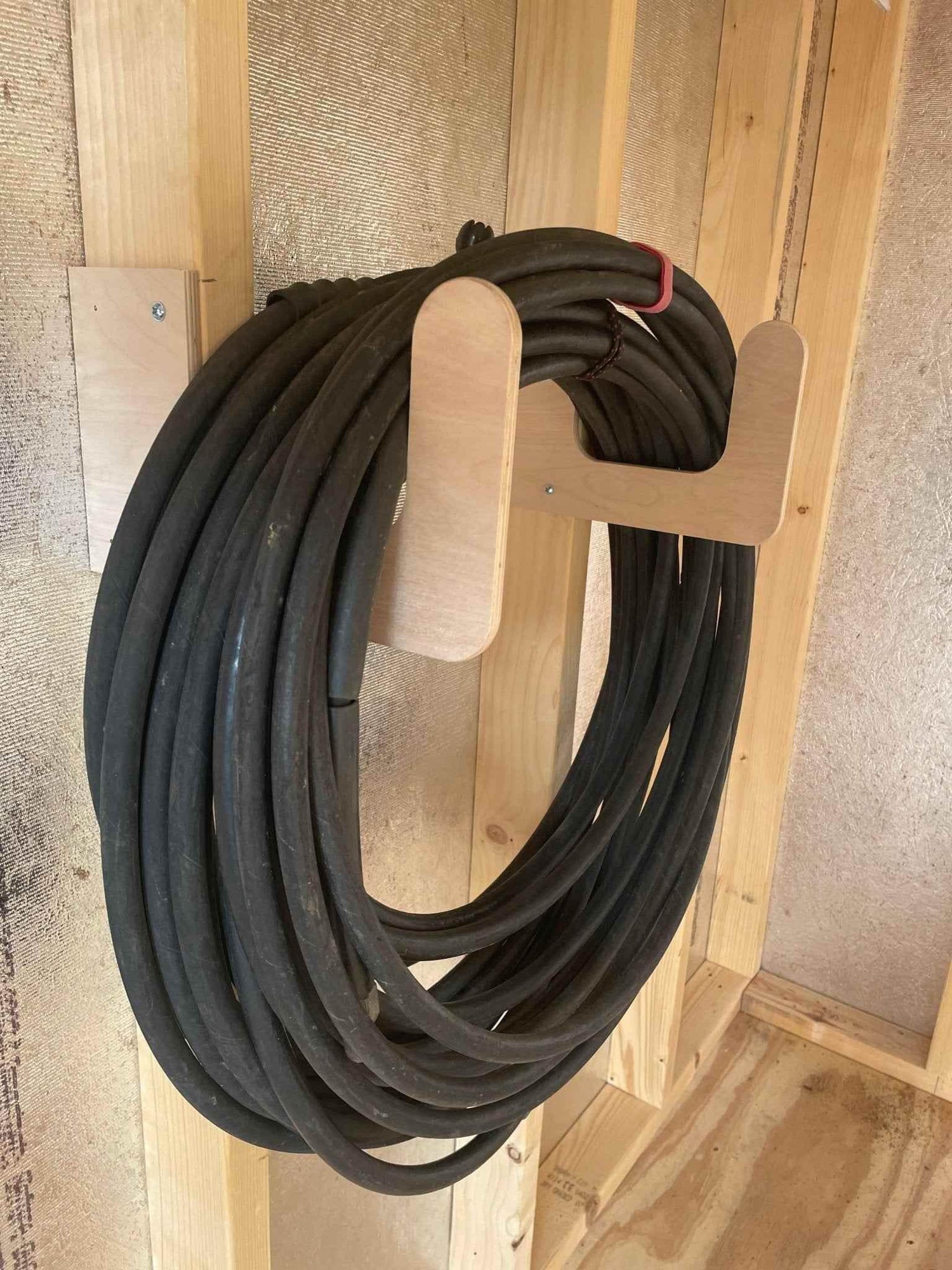 Hose Organizer – Garden Tool Storage Rack for Shed Organization Shed Organization by HangThis Up My Shed Organizing System