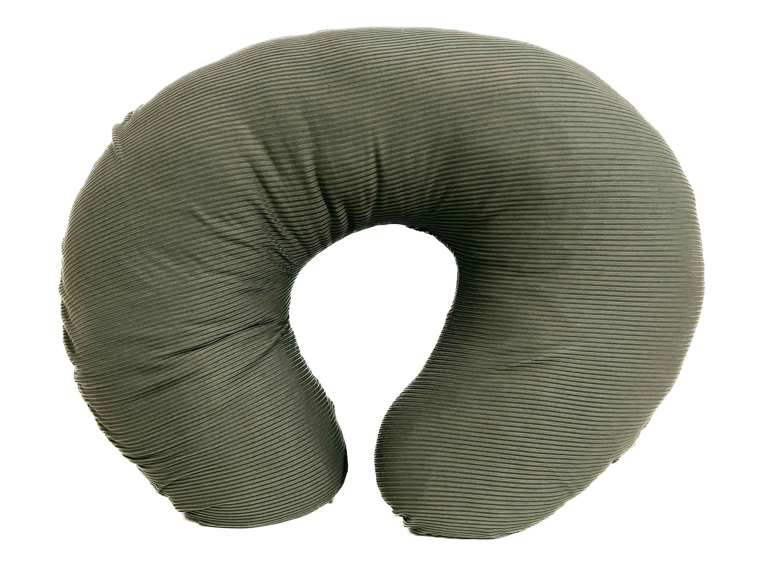 Moss Ribbed Nursing Pillow Cover by Little Mae & Co