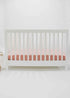 Peony Ribbed Crib Sheet by Little Mae & Co