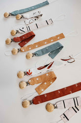 Dash Pacifier Clip by Little Mae & Co