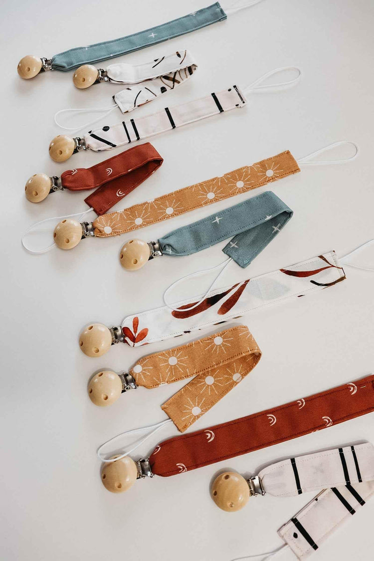 Dash Pacifier Clip by Little Mae & Co