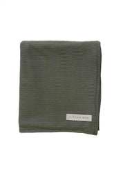 Moss Ribbed Stretch Swaddle by Little Mae & Co