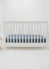 River Ribbed Crib Sheet by Little Mae & Co