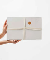 Oat Ribbed Gift Box by Little Mae & Co