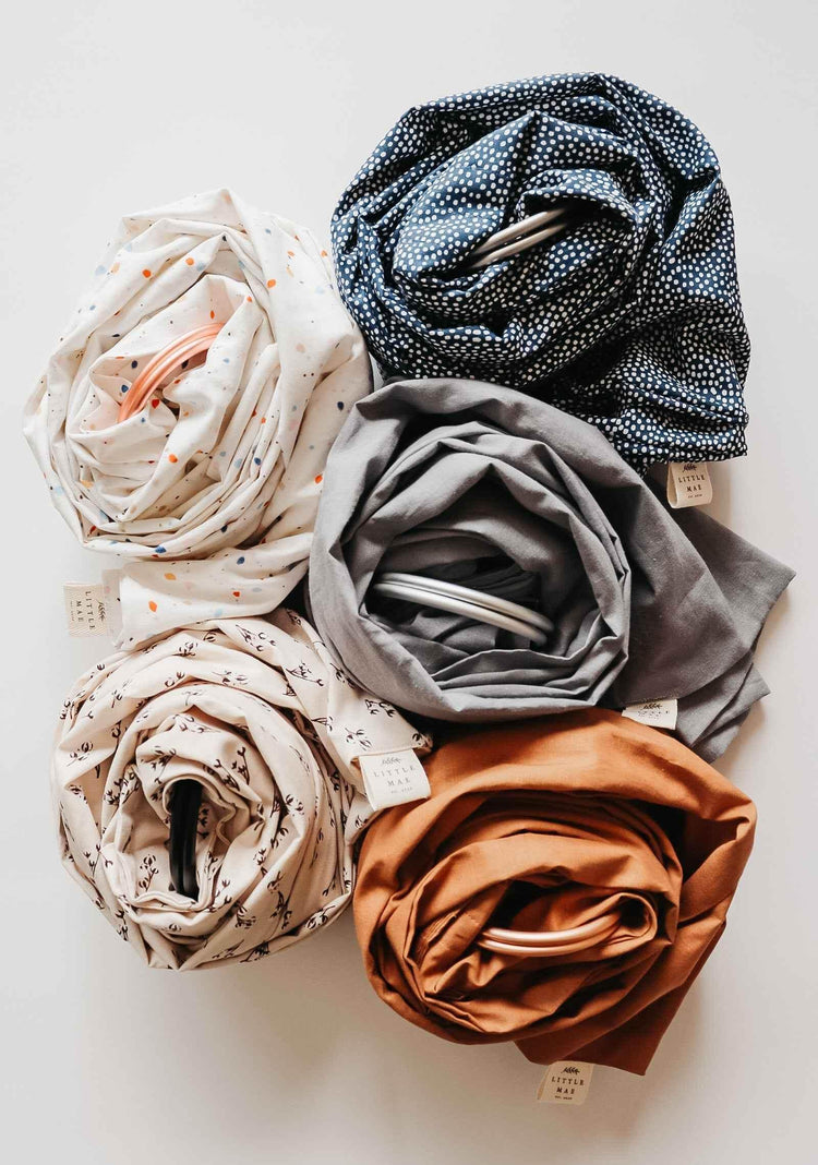 Hazel Ring Sling Carrier by Little Mae & Co