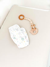 Oat Ribbed Changing Pad Cover by Little Mae & Co