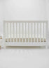 Oat Ribbed Crib Sheet by Little Mae & Co