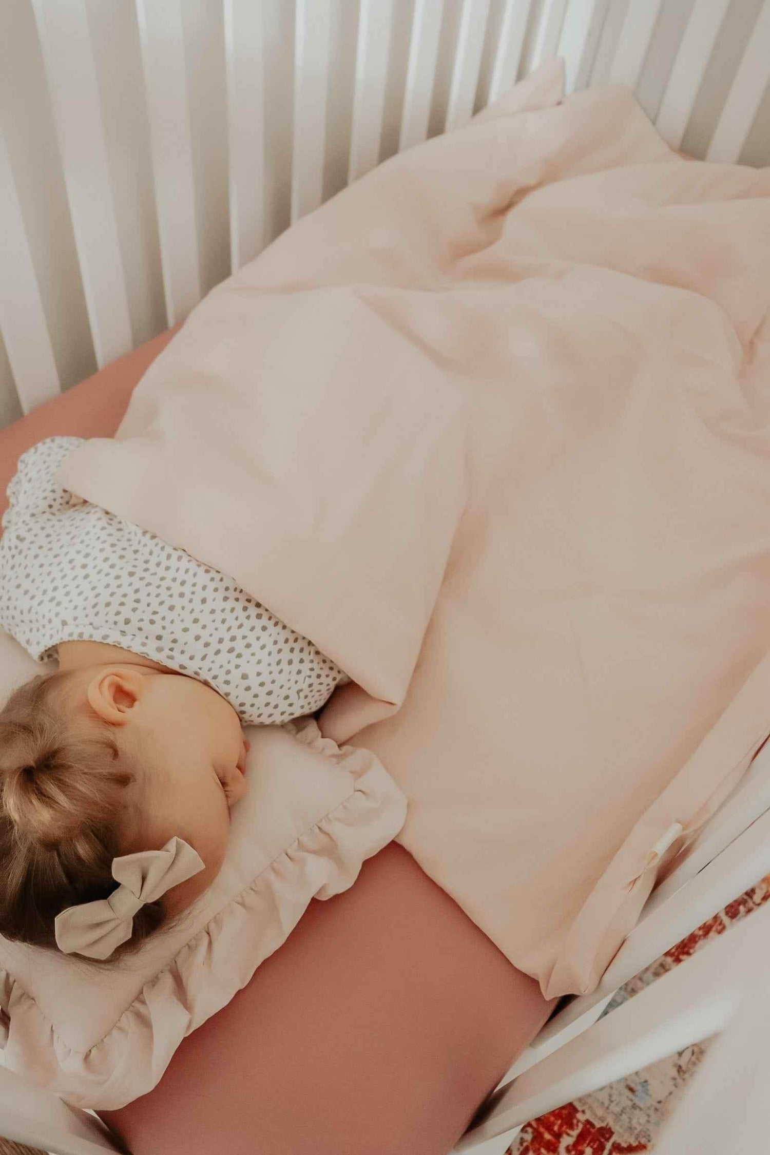 Poppy Crib Quilted Blanket by Little Mae & Co