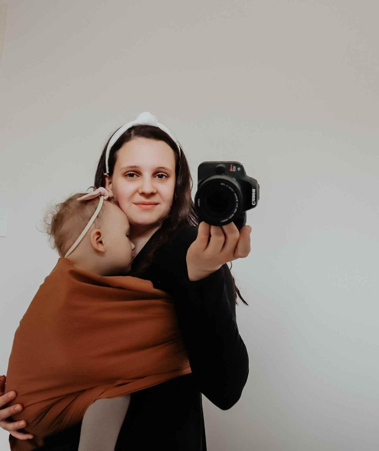 Hazel Ring Sling Carrier by Little Mae & Co