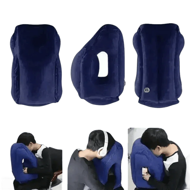 Inflatable Travel Pillow Designed Air Cushion Travel Pillows by Cutesliving Store
