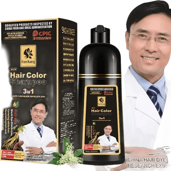 Instant Coloring Shampoo for Natural Black Color purple grey hair men Hair Coloring by Appliances Factory Store