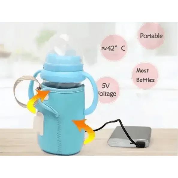 Insulated Baby USB Bottles with Tracking Number Baby Bottle Heater by CJ