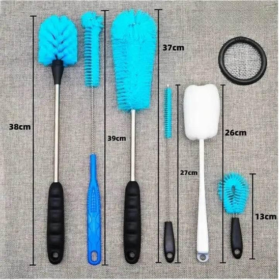 Insulated Cup Brush Cleaner Set for Straw Test Tube Water Bottle, Durable Long Handle Sponge Cleaning Brush with Nylon Bristles Cleaning Brush by DSERS