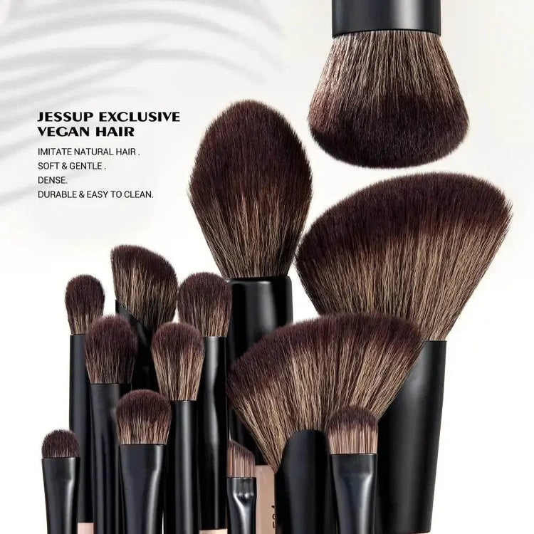 Jessup Double-Sided Makeup Brush Set Makeup Brushes by Dropshee