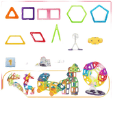 Kids Magnetic Building Blocks Mini Size Magnet Blocks Colorful Magnetic Building Blocks toys & Games by Toys Discount Store