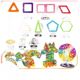 Kids Magnetic Building Blocks Mini Size Magnet Blocks Colorful Magnetic Building Blocks toys & Games by Toys Discount Store