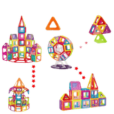 Kids Magnetic Building Blocks Mini Size Magnet Blocks Colorful Magnetic Building Blocks toys & Games by Toys Discount Store