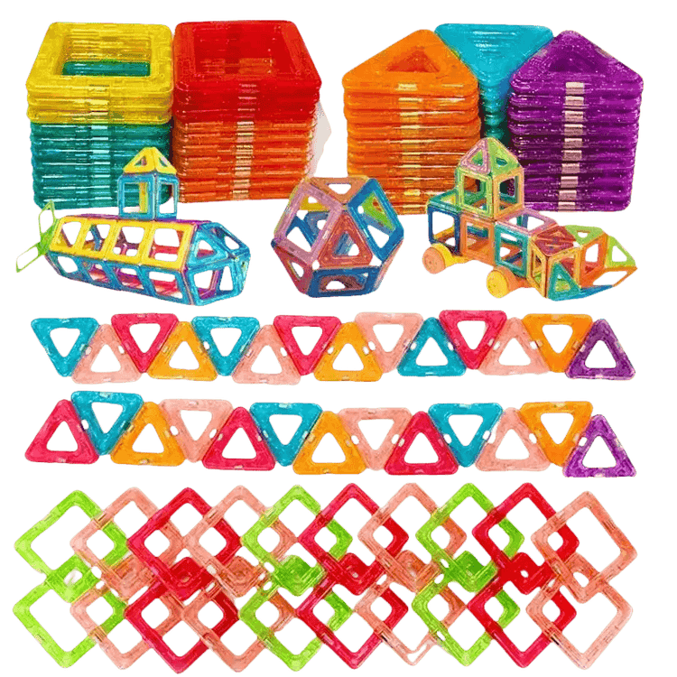 Kids Magnetic Building Blocks Mini Size Magnet Blocks Colorful Magnetic Building Blocks toys & Games by Toys Discount Store