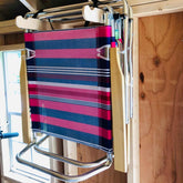 Lawn Chair Organizer – Shed Storage Rack for Yard Chairs Shed Organization by HangThis Up My Shed Organizing System